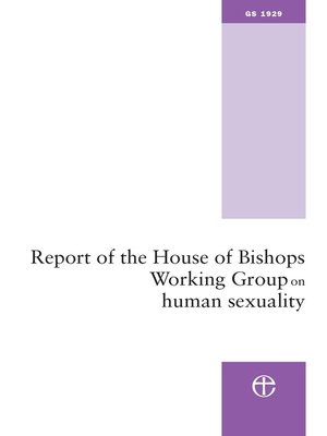 cover image of Report of the House of Bishops Working Group on Human Sexuality